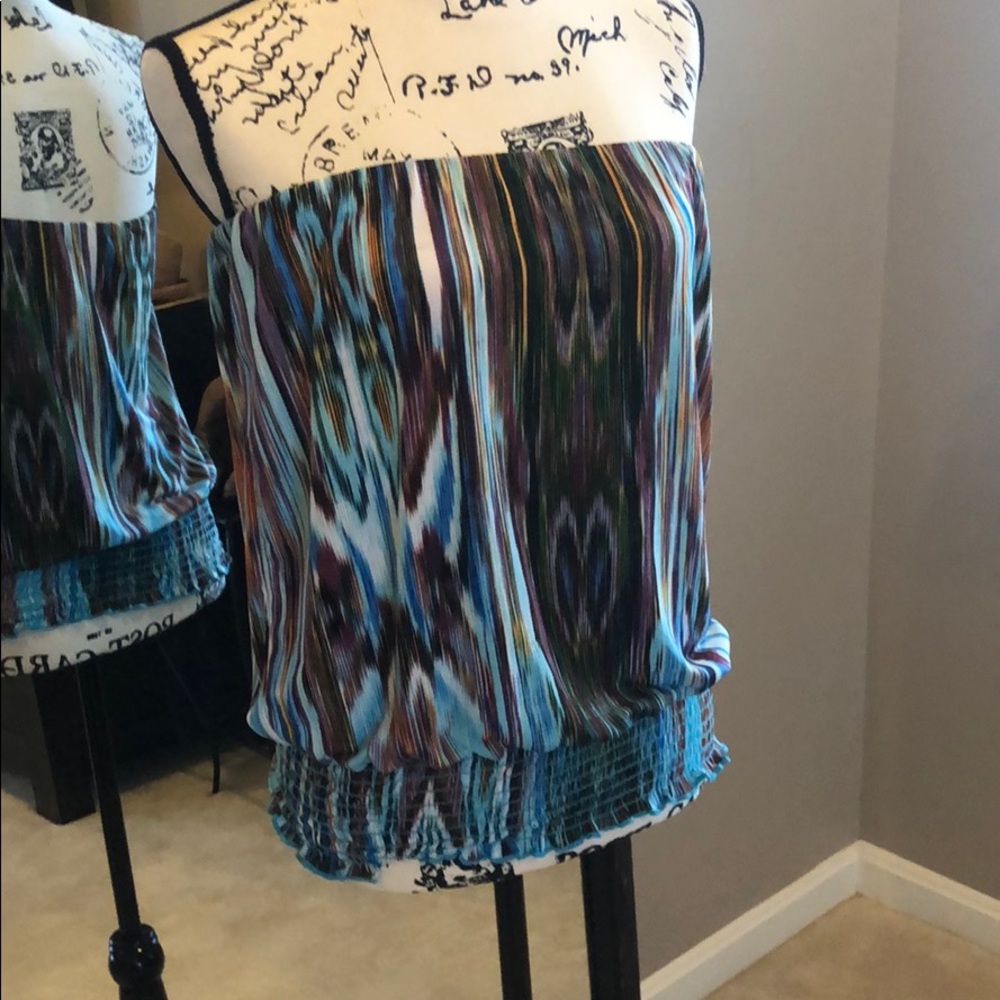 Veronica M, Multi-colored Tube top, Size M